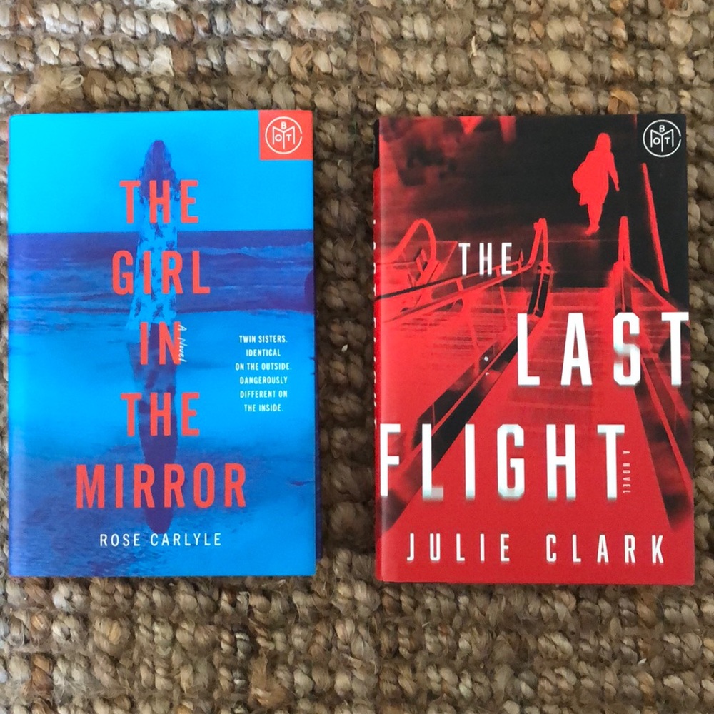 2 Books: The Girl in the Mirror + The Last Flight